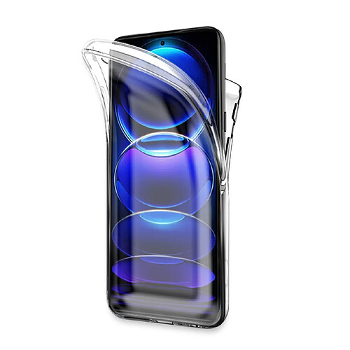 Visiodirect Coque 360 degré pour Xiaomi Redmi Note 12 Pro Plus 5G 6.67"- Coque protection intégrale transparente Avant et arrière - Antichoc