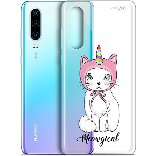 Caseink Coque arrière Huawei P30 (6.1 ) Gel HD [ Nouvelle Collection - Souple - Antichoc - Imprimé en France] Ce Chat Est MEOUgical