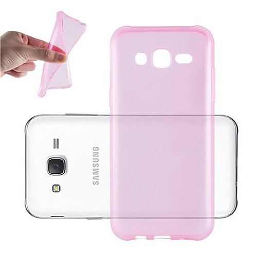 Cadorabo Coque Samsung Galaxy J3 2015 Etui en Rose