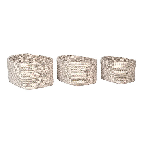 EPIKASA Lot de 3 Paniers Décoratifs de Rangement Cadima