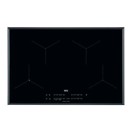 AEG IAE84431FB Table de Cuisson 3200W 4 Foyers Câble Électrique Verre Noir