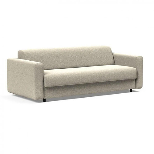 Inside 75 Canapé design KILLIAN Dual convertible lit 195*160cm tissu bouclé beige