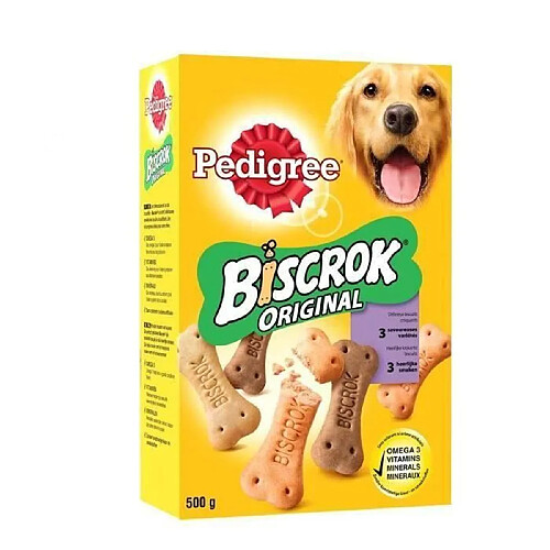 Pedigree Biscrok Biscuits 3 variétés 500 g (x12)