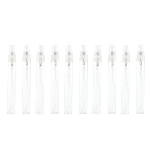 10pcs vaporisateur de parfum vide bouteilles rechargeable pulvérisateur de brume de voyage fin 3ml