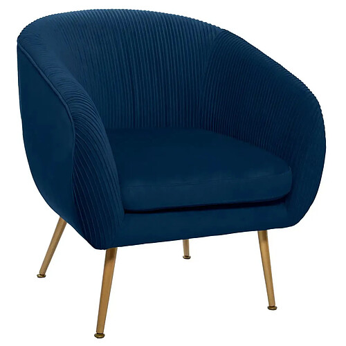 Atmosphera, Createur D'Interieur Fauteuil Solaro Bleu - Atmosphera