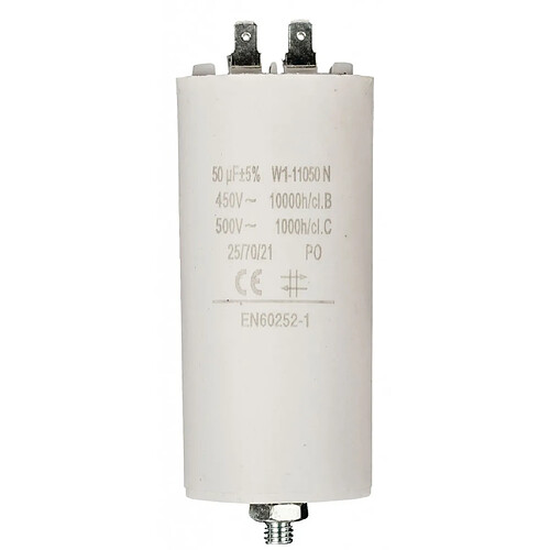 Alpexe Condensateur 50.0uf / 450 v + Aarde