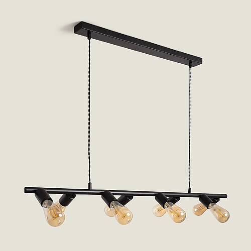 Ledkia Suspension Métal Garland Noir