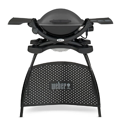 Barbecue électrique sur pieds 2200w gris foncé - q1400stand - WEBER