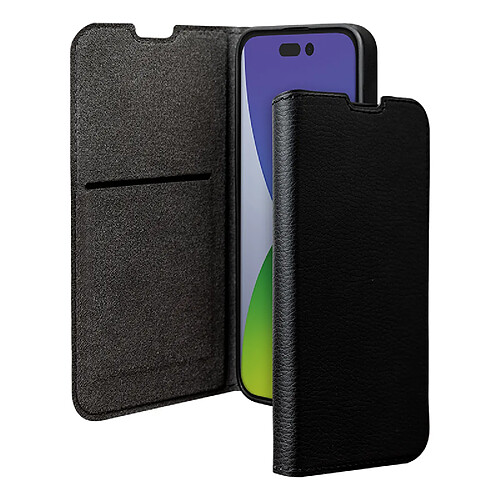 Folio Wallet iPhone 14 Pro Noir - 65% Plastique recyclé Certifié GRS Bigben