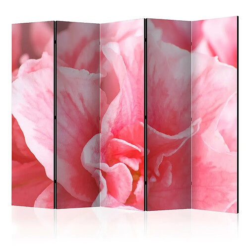 Artgeist Paravent - Pink azalea flowers II [Room Dividers] [225x172]