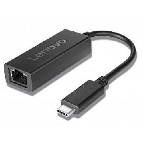 Lenovo 4X90L66917 adaptateur et connecteur de câbles USB type C Ethernet Noir