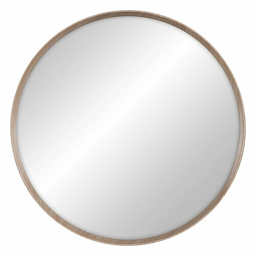 BigBuy Home Miroir mural Beige Naturel 74 x 6,8 x 74 cm