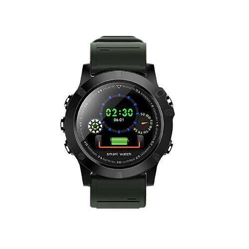 YP Select 1.22 pouces Écran couleur Pression artérielle Moniteur de fréquence cardiaque Sport Bluetooth Smart Wristband Watch-Vert