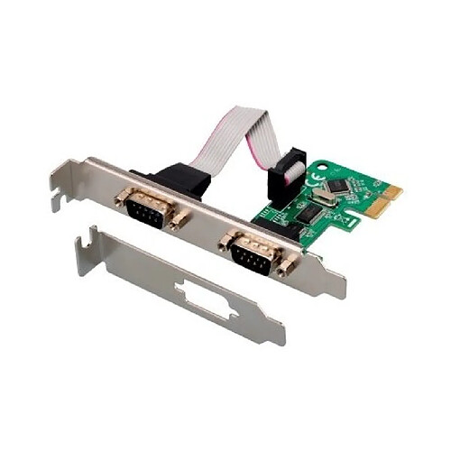 Carte PCI EXPRES 2 Ports SERIE DB9M Connectland Réf : RS232 / 0712018