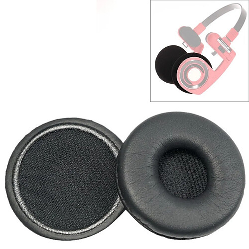 Wewoo Coussinets Mousse 2 PCS Pour KOSS PP / SP Version De Tension Protéine Couverture En Cuir Casque De Protection Cache-oreilles