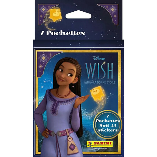 Carte à collectionner Panini Wish Blister avec 7 pochettes