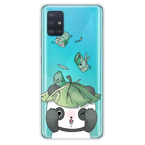 Coque en TPU impression de style dessin animé flexible panda pour votre Samsung Galaxy A51