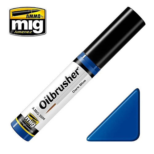 Mig Jimenez Ammo Peintures Oilbrusher Dark Blue