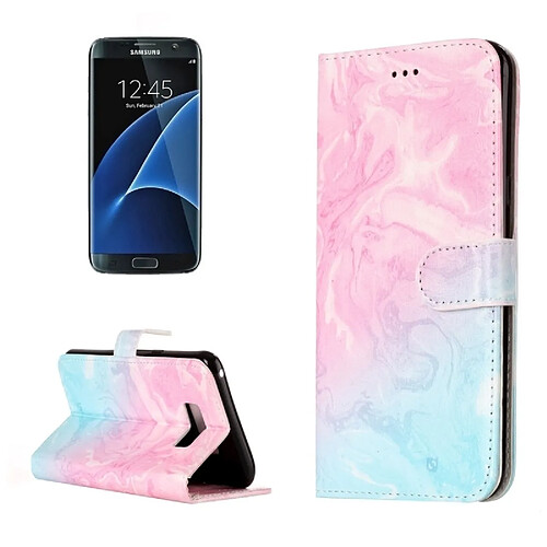 Wewoo Housse Étui vert pour Samsung Galaxy S8 + / G9550 Rose Motif Marbre Horizontal Flip En Cuir de Protection avec Support & Slots de cartes Portefeuille