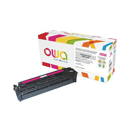 Armor Toner Owa compatible HP 125A-CC543A magenta pour imprimante laser