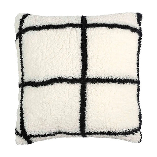 But Coussin CARREAUX - 40x40 cm - Blanc