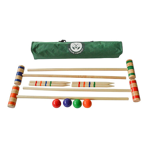 Traditional Garden Games Set de croquet enfant en bois.