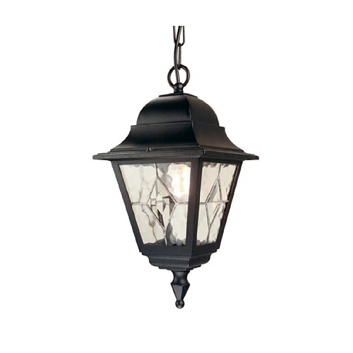 Elstead Lighting Lampe sur pied extérieur Norfolk Noir