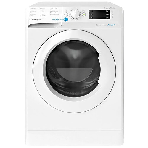 Lave-linge séchant hublot 7/6kg 1400 tours/min - BDE764359WFR - INDESIT