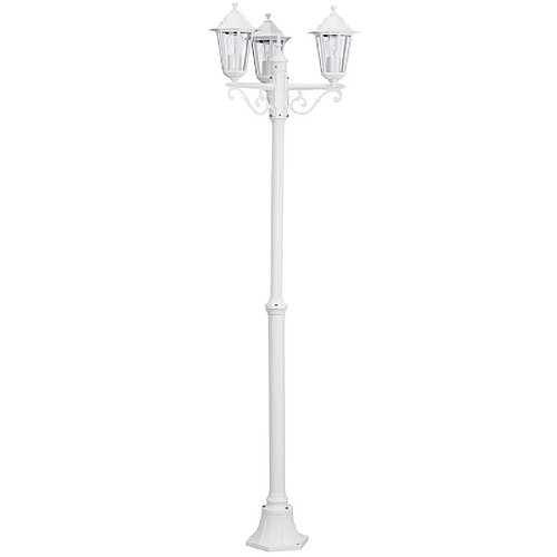 Lampadaire extérieure Blanc 3X60W Laterna 5 - EGLO LIGHTING - 22996