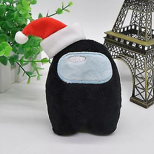 Universal Parmi nous, chapeau de Noël en peluche au jouet 10cm noir