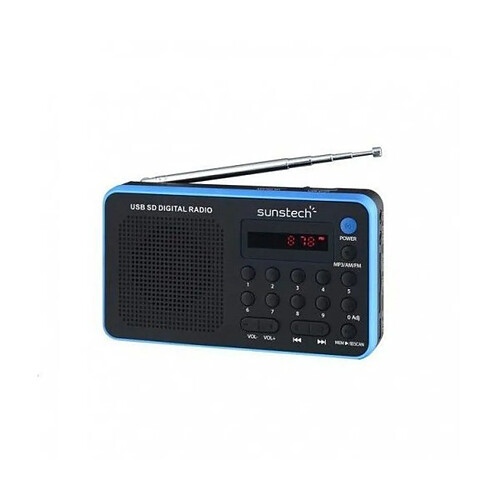 Sunstech Portable digital AM/FM radio Black