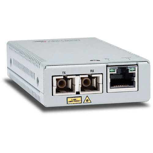 Allied Telesis AT-MMC2000/SC-60 convertisseur de support réseau 1000 Mbit/s 850 nm Multimode Argent