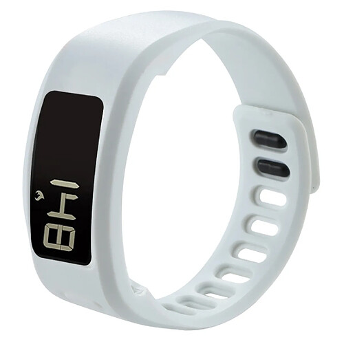 Wewoo Bracelet blanc pour Garmin Vivofit 1 Montre Smartwatch en Silicone, Longueur: environ 21cm