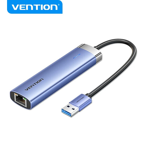 Vention Hub USB 3.0 5-en-1 - Bleu