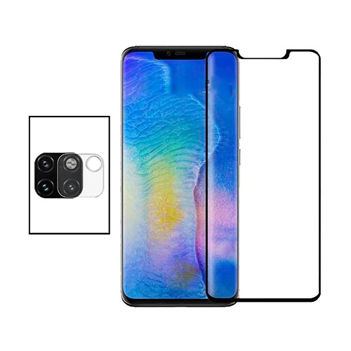 PHONECARE Kit Film Caméra Arrière + Film de Verre Trempé Incurvé pour Huawei Mate 20 Pro