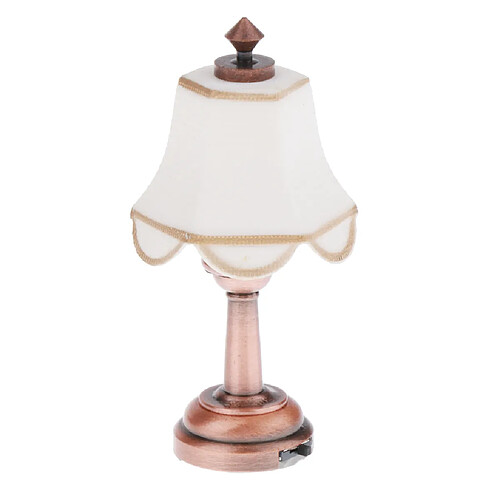 Miniature Lampe de Table LED Jouet de Scène de Vie Décors pour 1:12 Mini-poupées