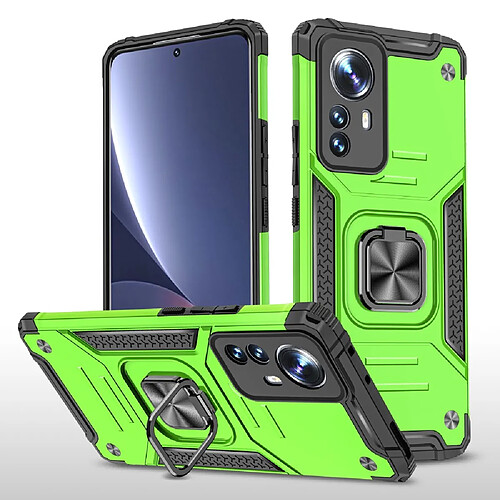 Coque en TPU anti-chocs avec béquille, vert pour votre Xiaomi 12 Pro