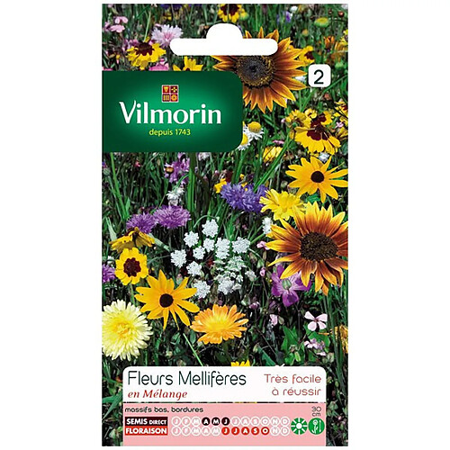 Vilmorin Sachet graines Fleurs Mellifères en mélange