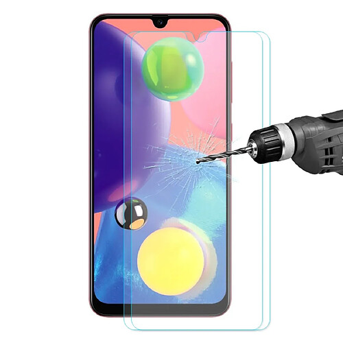 Wewoo Film de verre trempé de à bords incurvés pour Galaxy A70s 2 PCS - Prince 0.26mm 9H