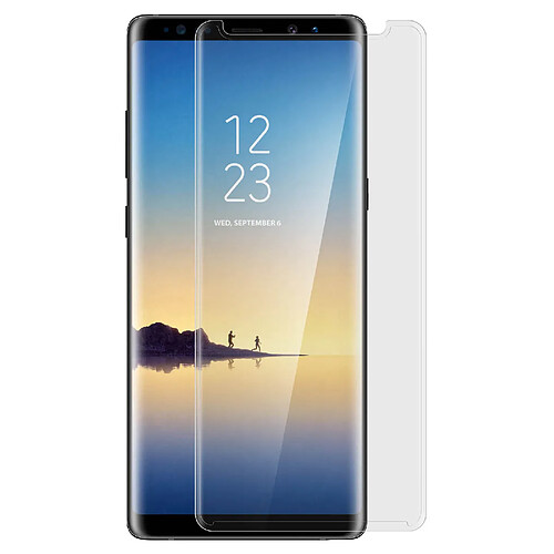 Starcase Film Galaxy Note 8 Verre trempé Protection Ecran - Bords Incurvés Transparent