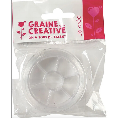 Graines Creatives Fil nylon transparent 5 M (DIAM 0.5 mm)