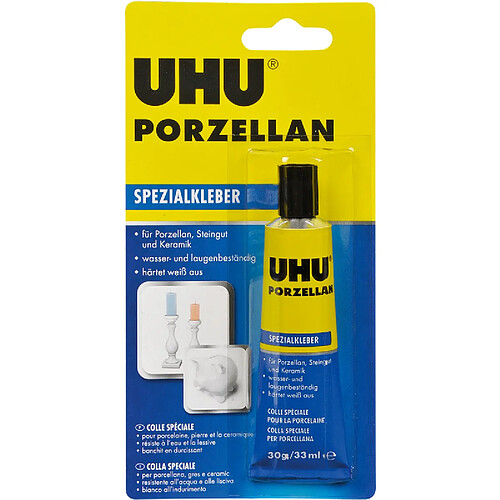 UHU colle spéciale PORZELLAN, 30 g dans un tube ()