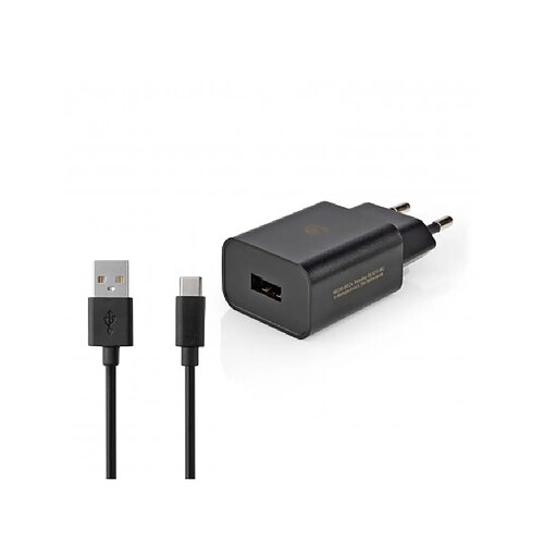 NEDIS Chargeur secteur WCHAC242ABK Chargeur noire mural USB-C