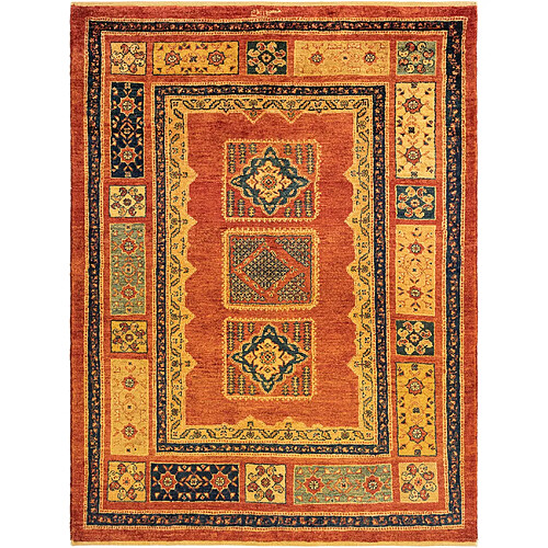 Vidal Tapis de laine 148x112 rouge Kashkuli