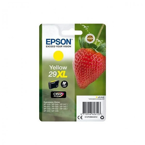 Cartouche d'Encre - Imprimante EPSON T2994 XL Jaune - Fraise (C13T29944012)