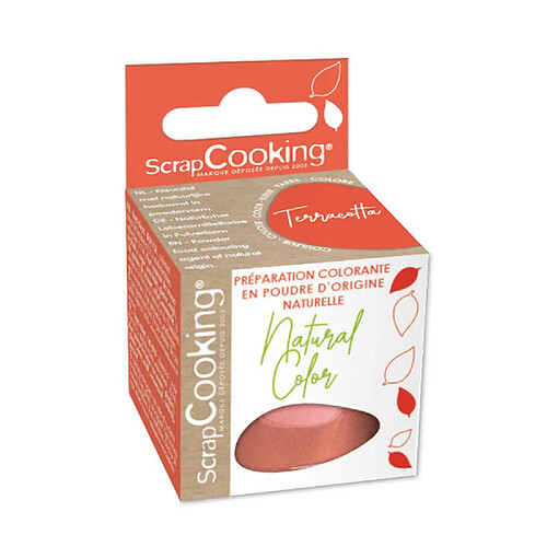 Scrapcooking Colorant d'origine naturelle - Terracotta 10 g