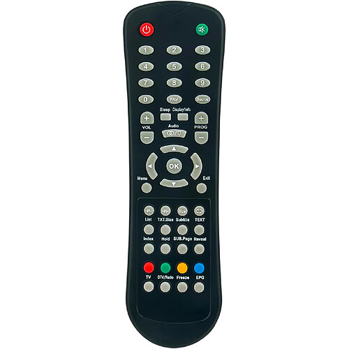 SANAG Rc-9 Remplacement De La Telecommande Compatible Avec Vistron Tv Dvbt Dvd