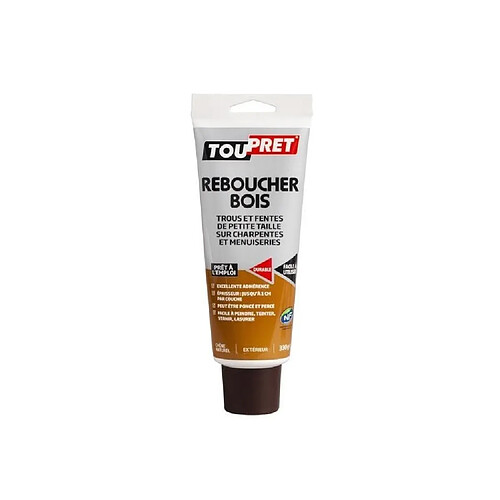 TOUPRET Enduit de rebouchage bois en tube 330 g