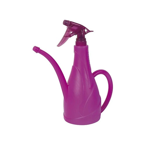 Ribiland Vaporisateur-arrosoir 2 en 1 fuchsia.