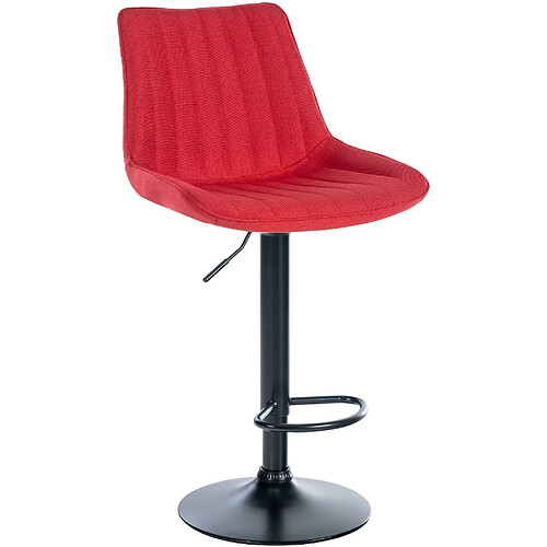 Non Tabouret de bar Toni tissu noir